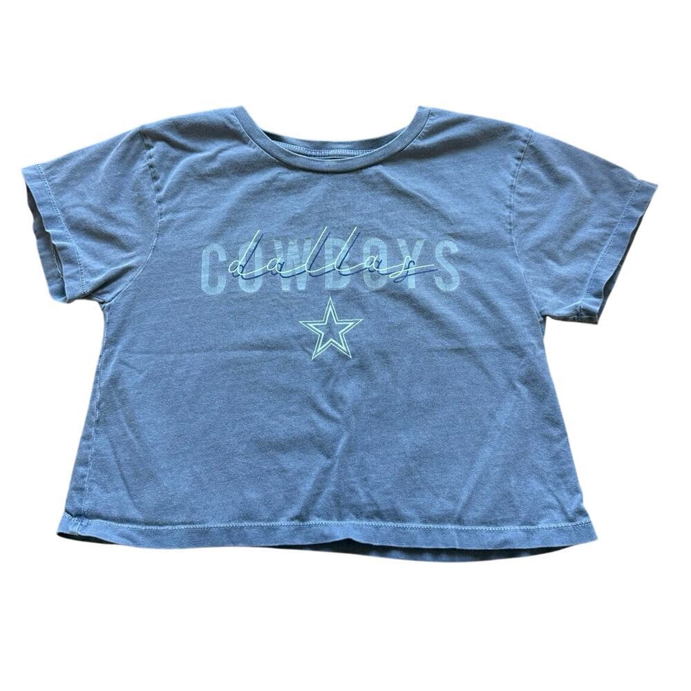 Dallas Cowboys Womens Cropped T-Shirt - Size Medium